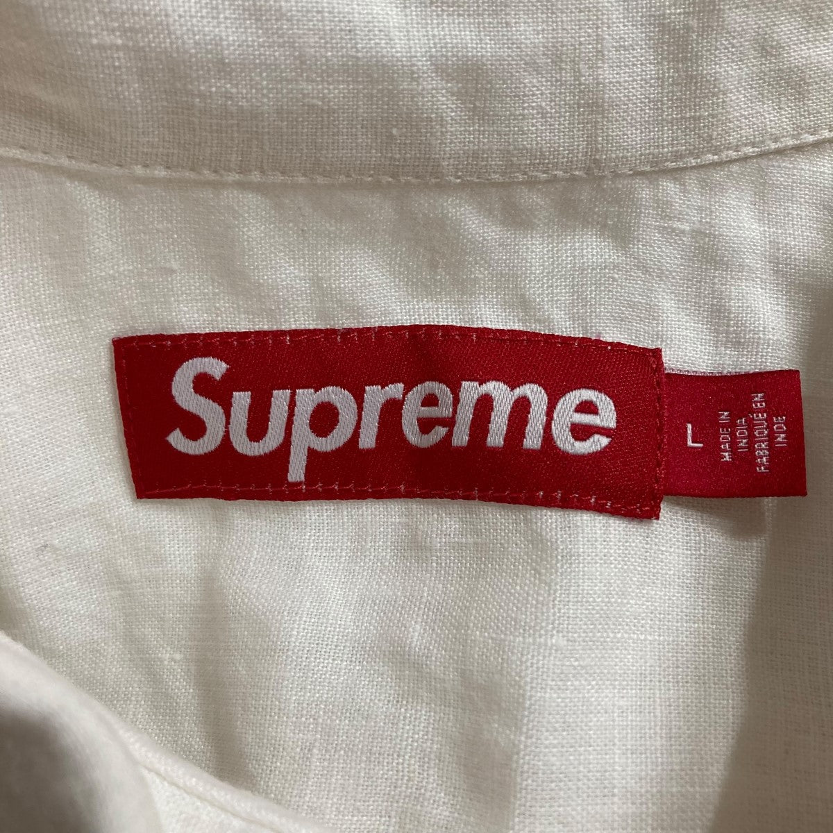 Supreme 半袖シャツ Lサイズ ホワイト Supreme Tシャツ Lサイズ ホワイト - メルカリ