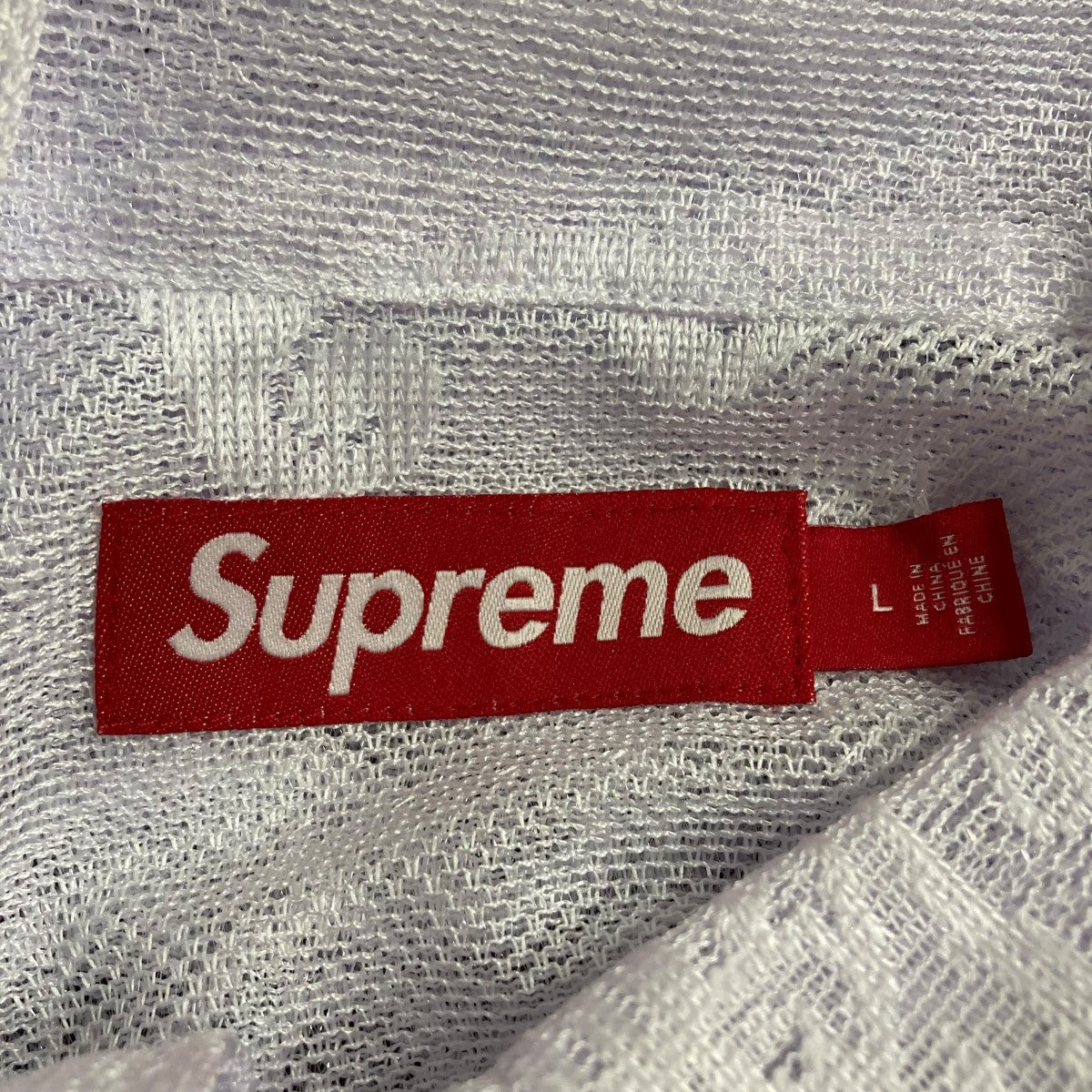 Supreme(シュプリーム) レースシャツ バイオレット サイズ L