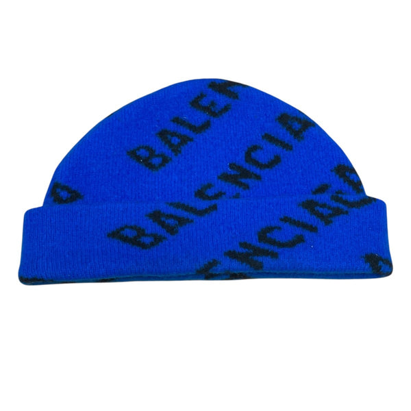 バレンシアガ　ニット帽　本物 BALENCIAGA(バレンシアガ) ニット帽659643 T1567 659643 T1567 ブルー