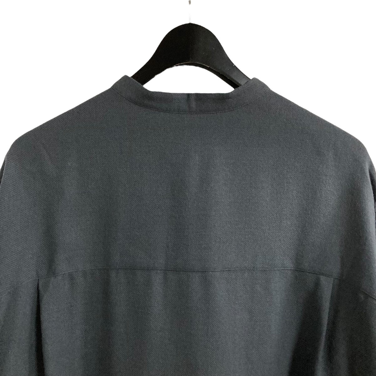 Graphpaper バンドカラーシャツ ※タグ付き Graphpaper(グラフペーパー) バンドカラーシャツ GM243-50059 グレー