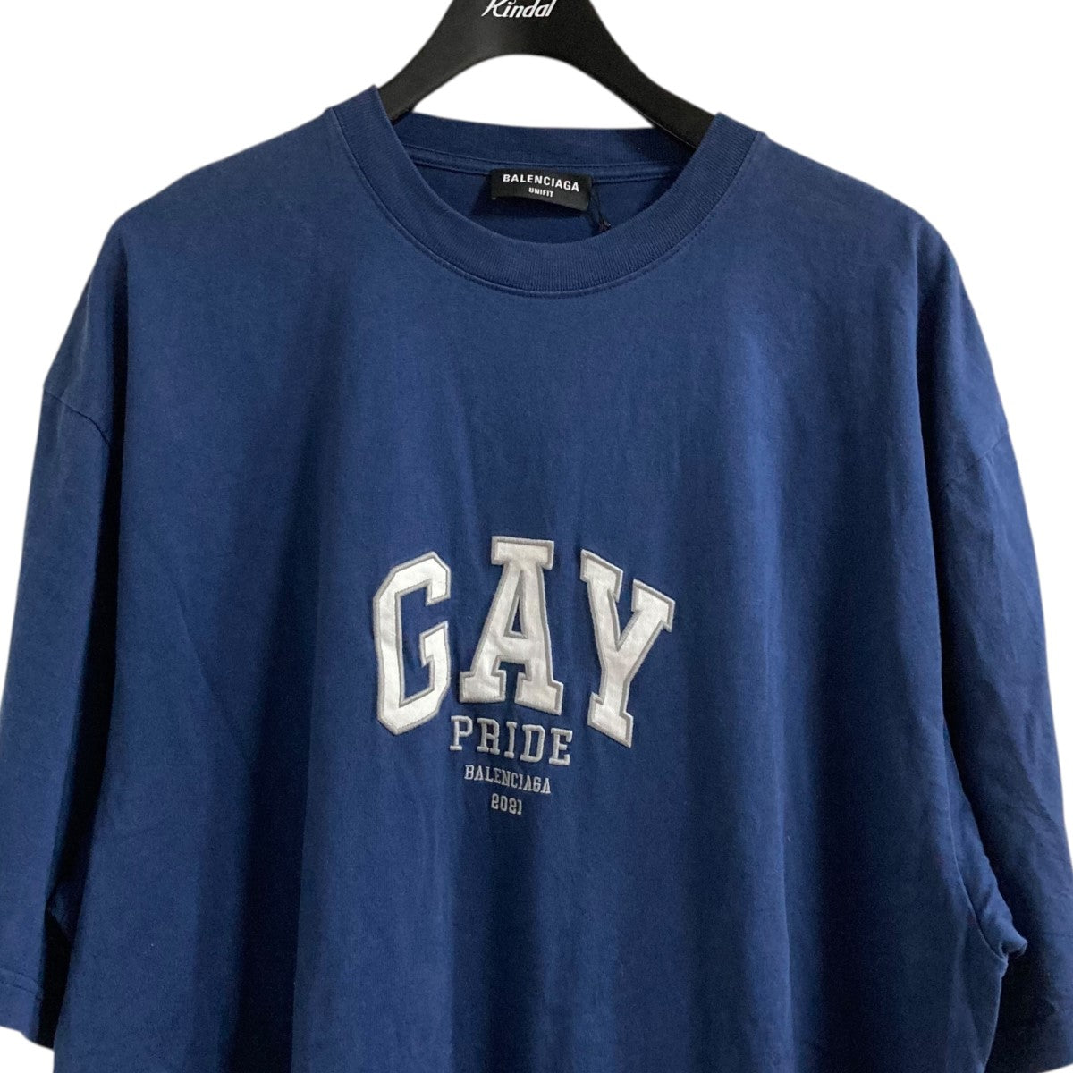 BALENCIAGA(バレンシアガ) ロゴ刺繍Tシャツ651795 651795