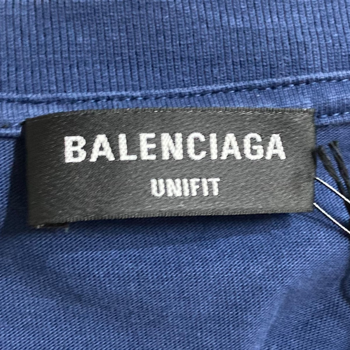 バレンシアガ ロゴ刺繍 Tシャツ L相当 ネイビー バレンシアガ ロゴ刺繍 Tシャツ L相当 ネイビー BALENCIAGA