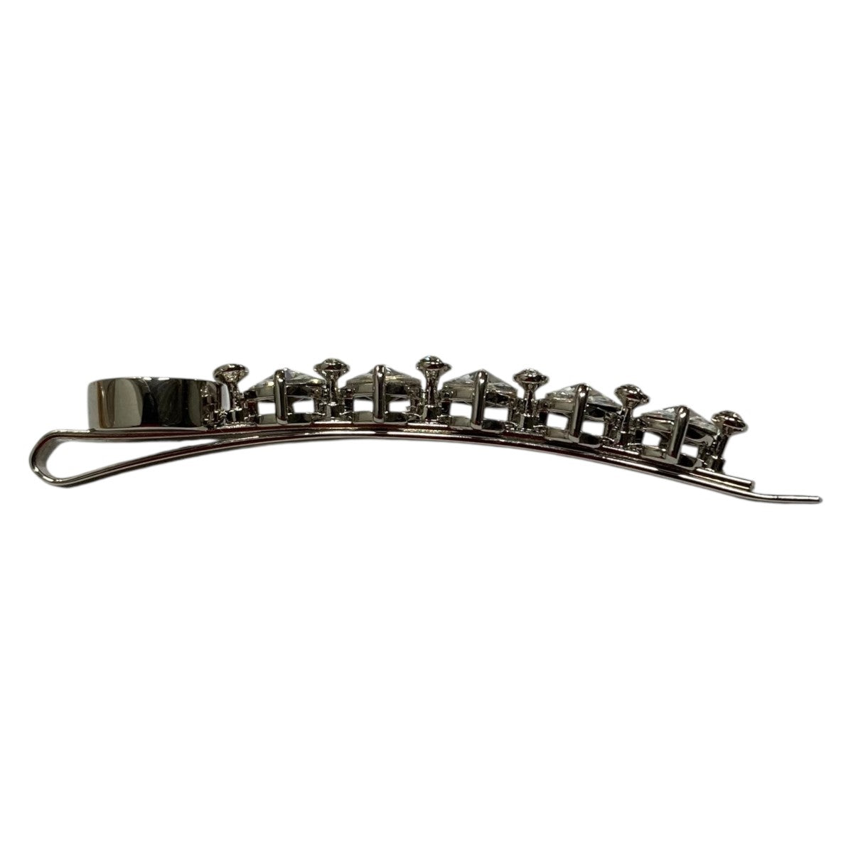 MIU MIU ミュウミュウ ラインストーン ヘアピン アクセサリー MIU MIU - 未使用品◎MIUMIU ミュウミュウ 5JF116 ライン