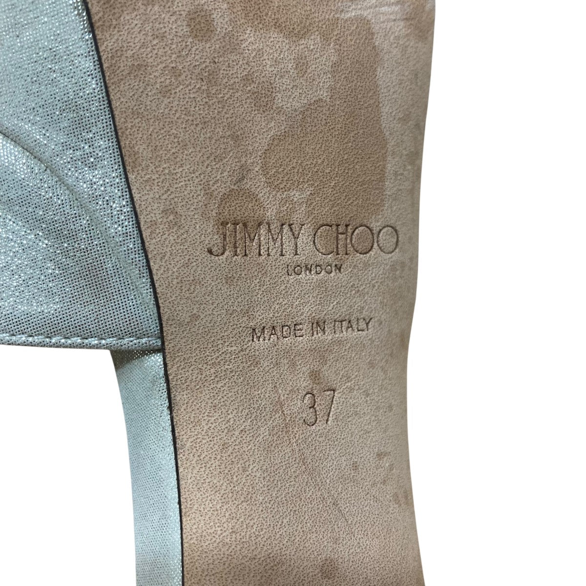 JIMMY CHOO パールデザイン ヒールサンダル 古着・中古-7枚目のアイテム画像