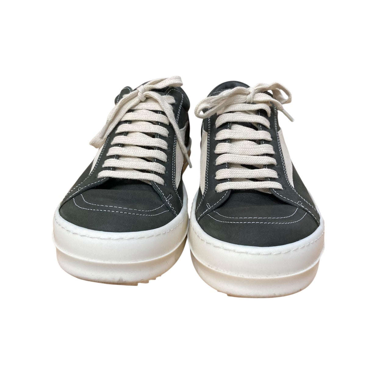 レア!!【Rick Owens】グレー カーフスキンローカットスニーカー Rick Owens Vintage スニーカー | グレー | FARFETCH JP