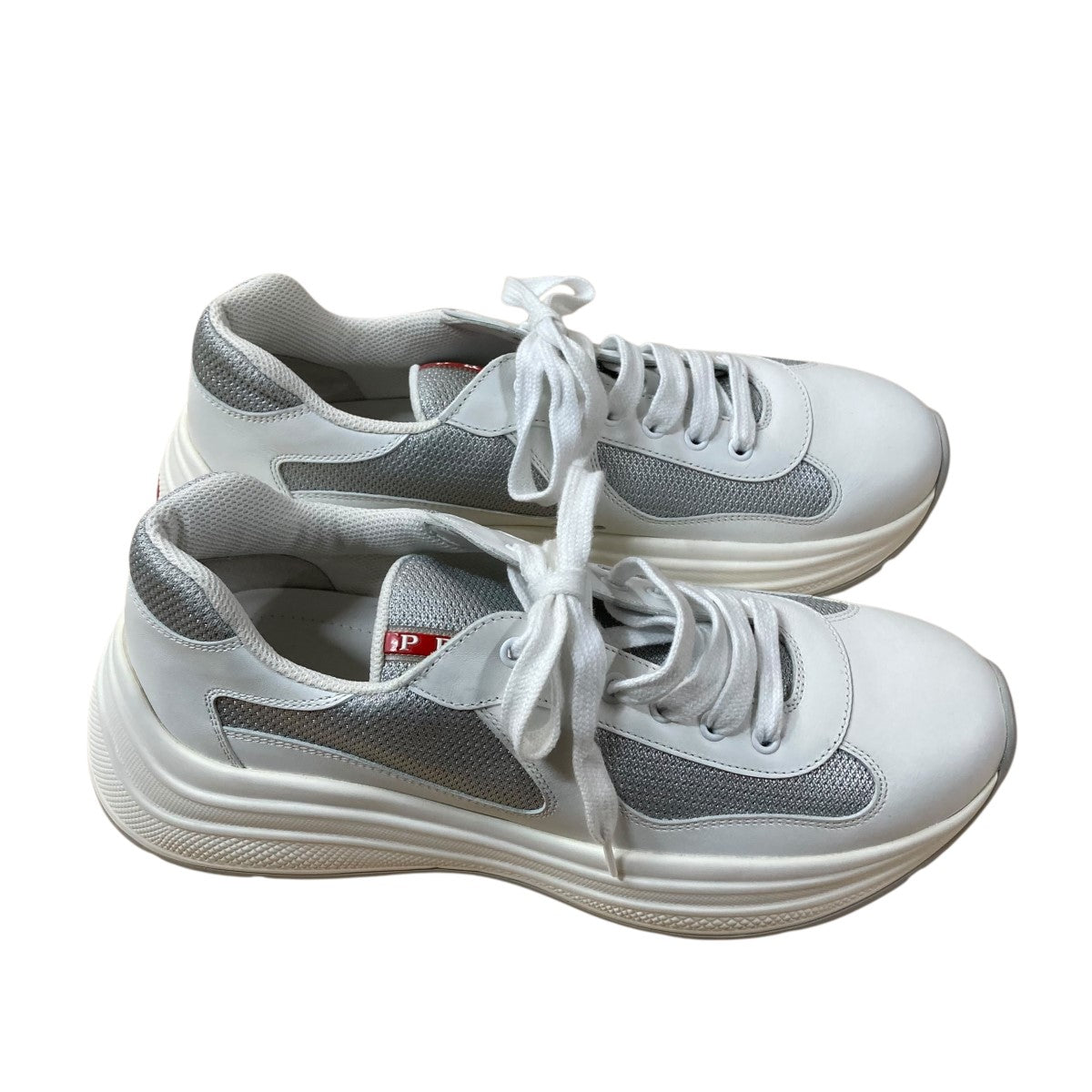 PRADA(プラダ) スニーカー 4E3494 ホワイト サイズ 8 1/2