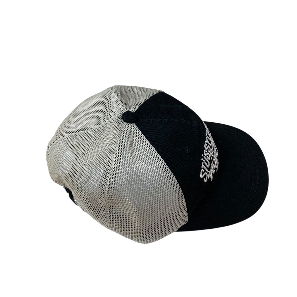Stussy メッシュキャップ ホワイト/ブラック