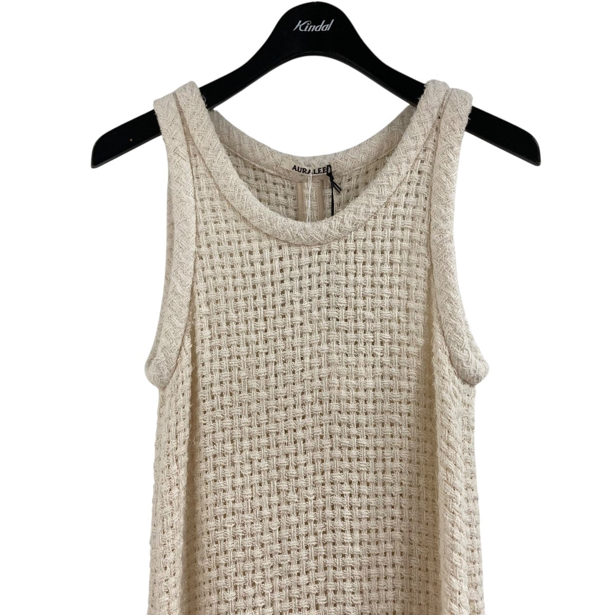 【新品未使用】auralee オーラリー サマーツイードキャミソール AURALEE - AURALEE HOMESPUN SUMMER TWEED CAMISOLE 1の通販 by