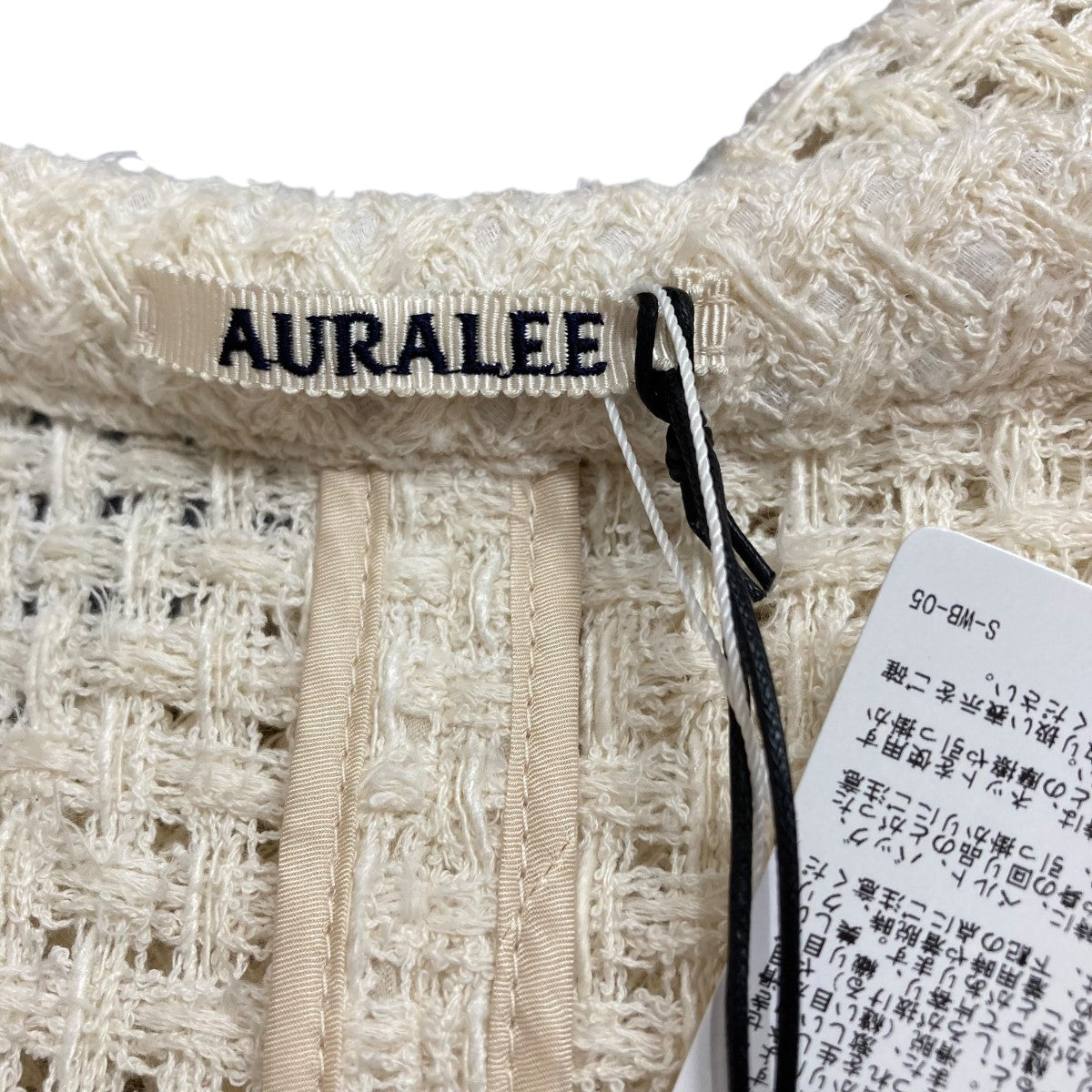 AURALEE(オーラリー) 24SS ホームスパンサマーツイードメッシュ