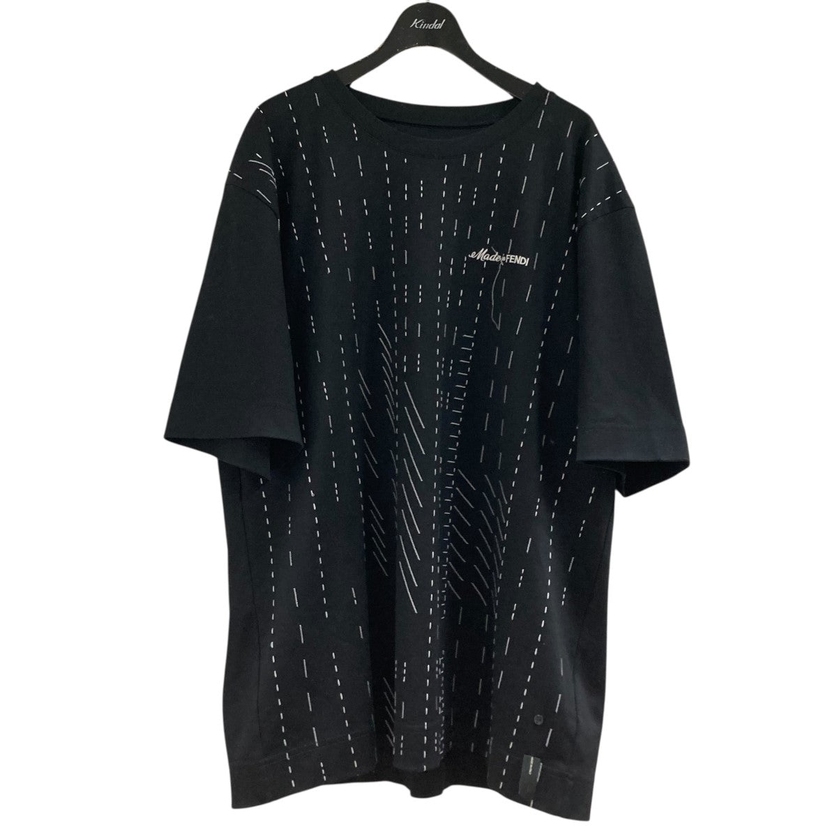 フェンディ、Tシャツ、サイズ46 FENDI(フェンディ) ステッチデザインTシャツ 12CPF-23-3492