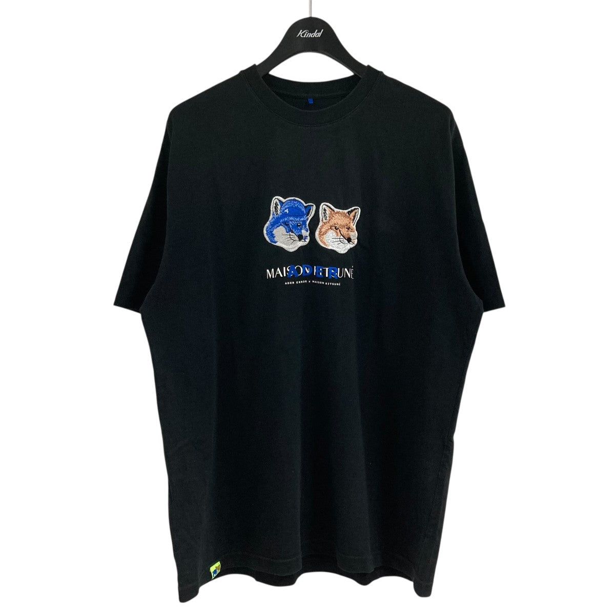 MAISON KITSUNE×ADER error キツネパッチTシャツ 古着・中古-1枚目のアイテム画像