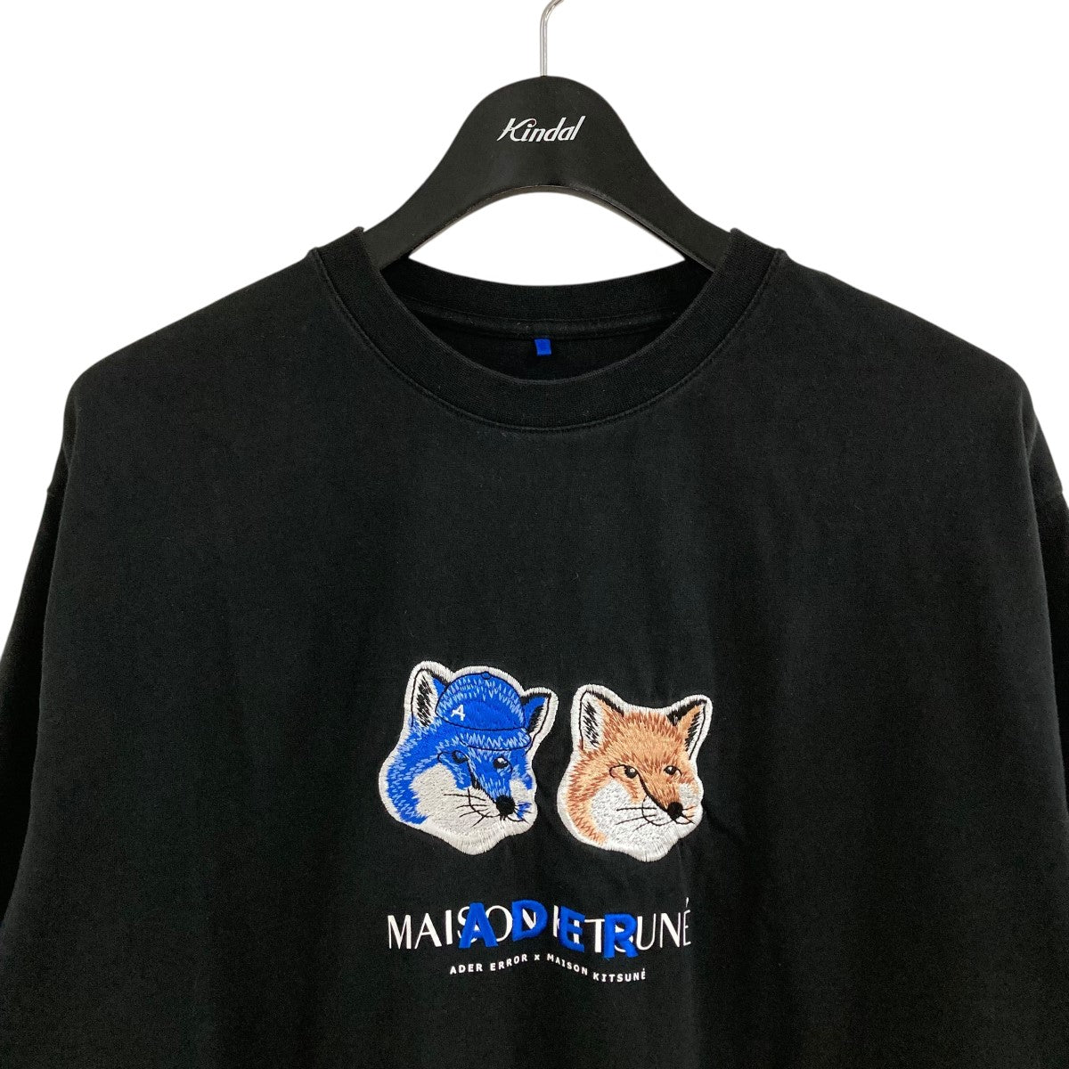 MAISON KITSUNE×ADER error キツネパッチTシャツ KMM-39660-B