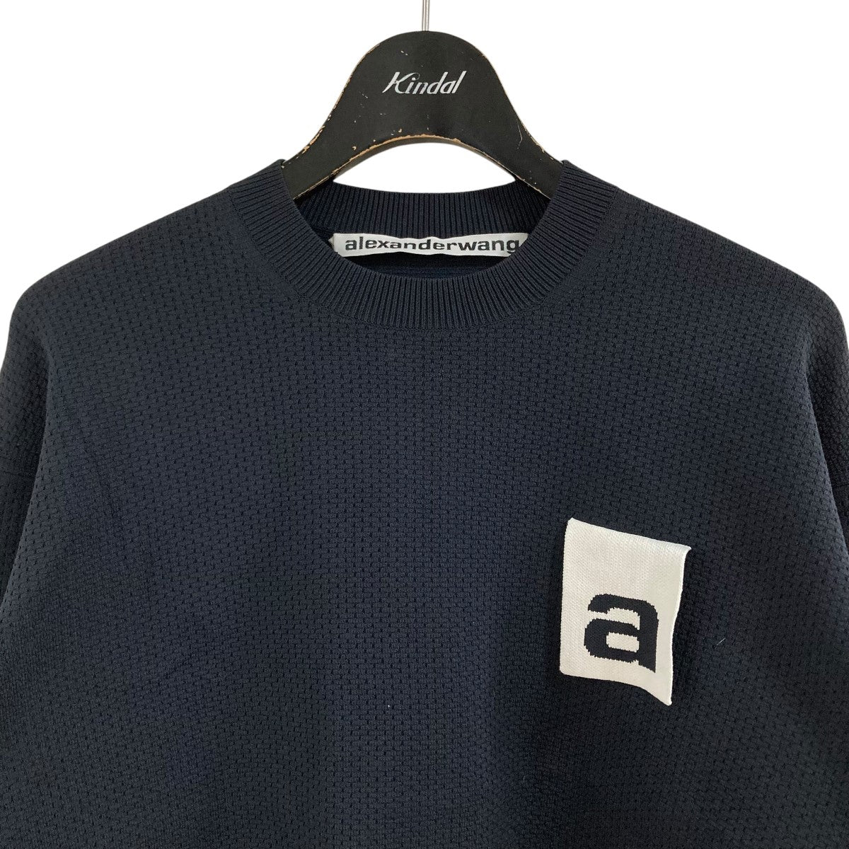 ALEXANDER WANG(アレキサンダーワン) ロゴニット ネイビー