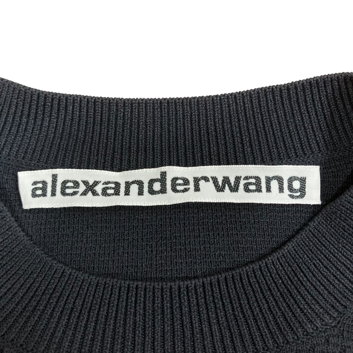 ALEXANDER WANG(アレキサンダーワン) ロゴニット ネイビー