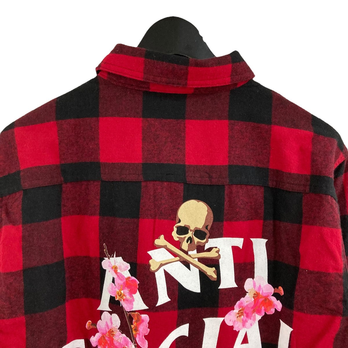 Mastermind JAPAN×ANTI SOCIAL SOCIAL CLUB チェックシャツ