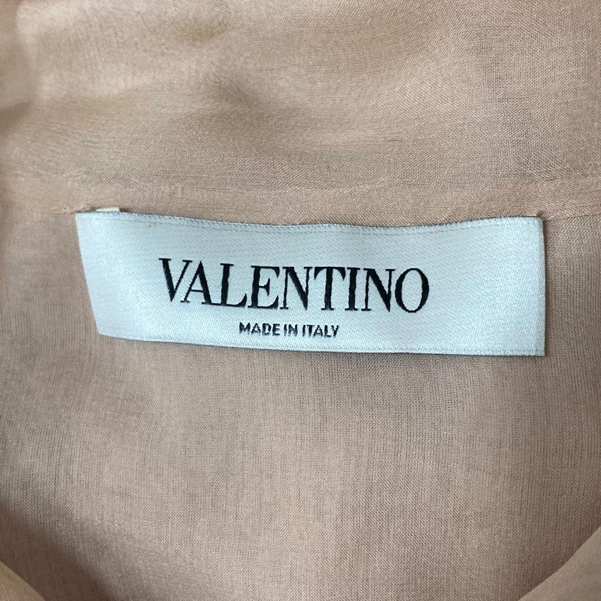 ヴァレンチノ VALENTINO ボウタイシアーブラウス VB0AB2F02UP ライトピンク サイズ：36 VALENTINO(ヴァレンチノ) ボウタイシアーブラウスVB0AB2F02UP