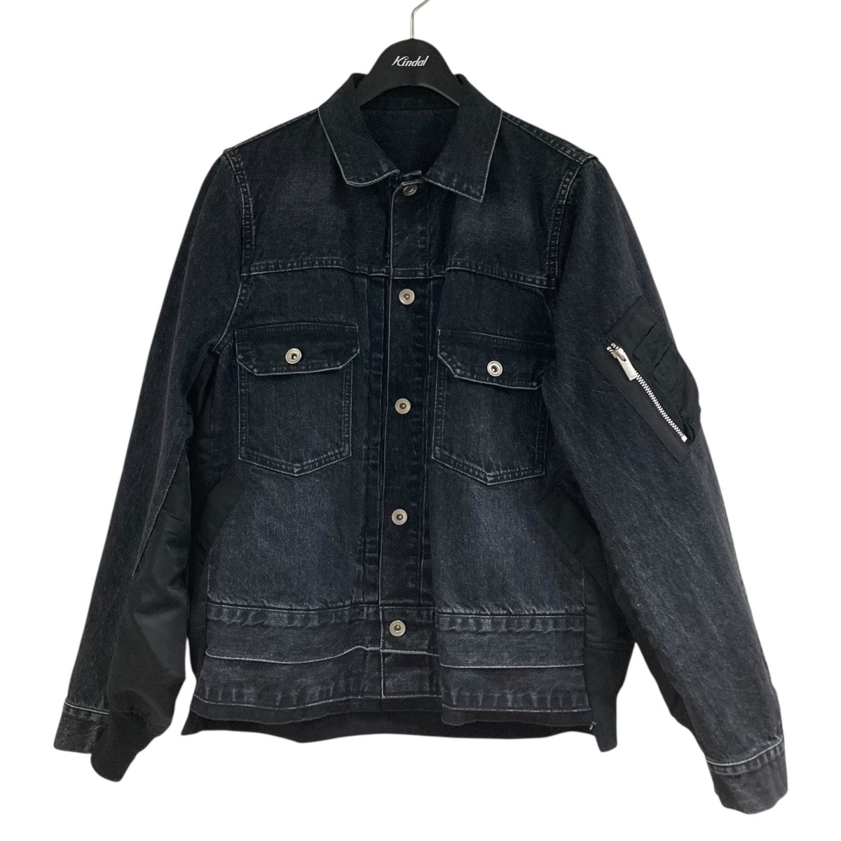 sacai サカイ　美品！デニム×ナイロンツイル ジャケット 新品 sacai サカイ 23SS Denim x Nylon Twill Blouson デニム