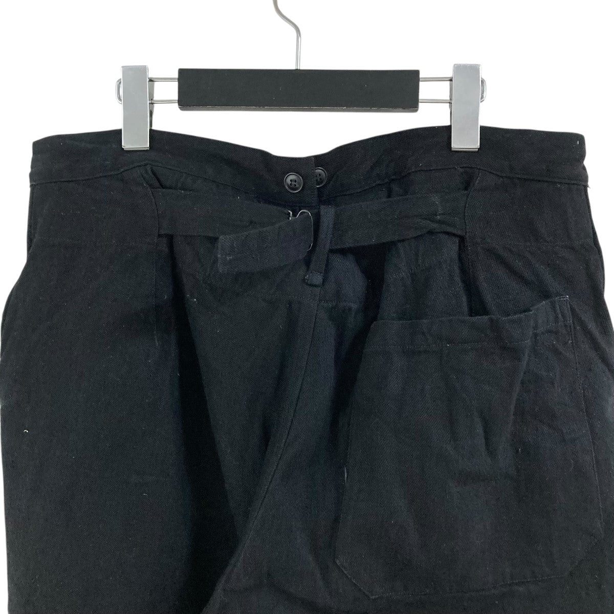 comoli デニムオーバーパンツ black t01-03005 COMOLI (コモリ) デニム オーバーパンツ