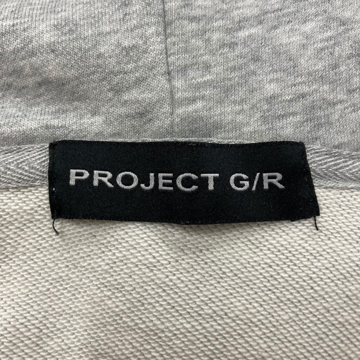 PROJECT G／R(プロジェクト ジーアール) ジップアップパーカー