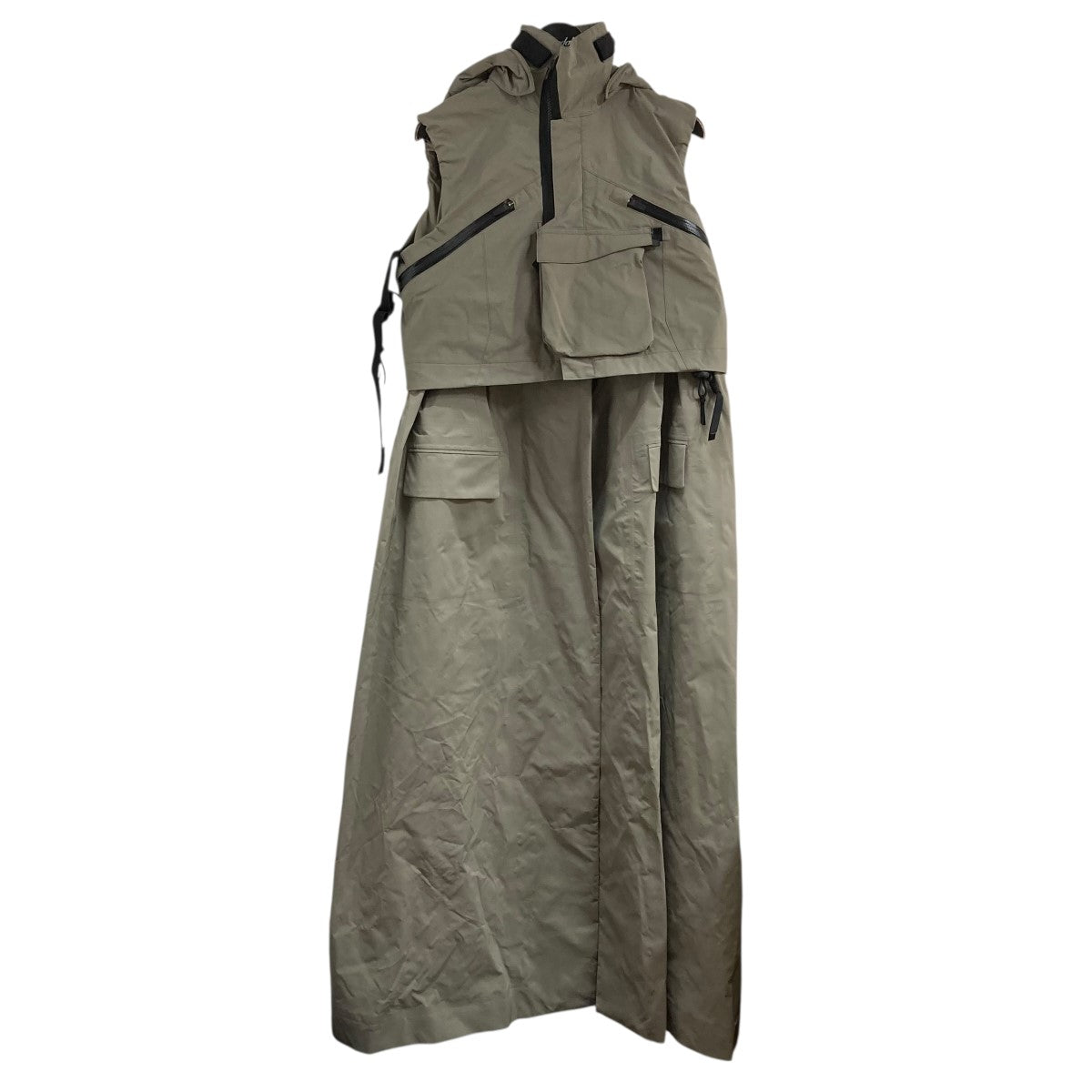 sacai×ACRONYM GORE-TEXナイロンノースリーブトレンチコート 古着・中古-1枚目のアイテム画像
