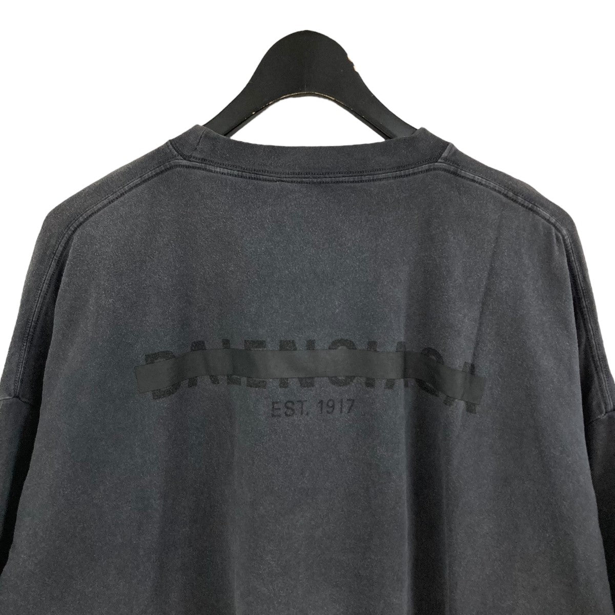 セール☆［BALENCIAGA］プリント コットン Tシャツ タイト Balenciaga Tシャツ - Black & White | FWRD