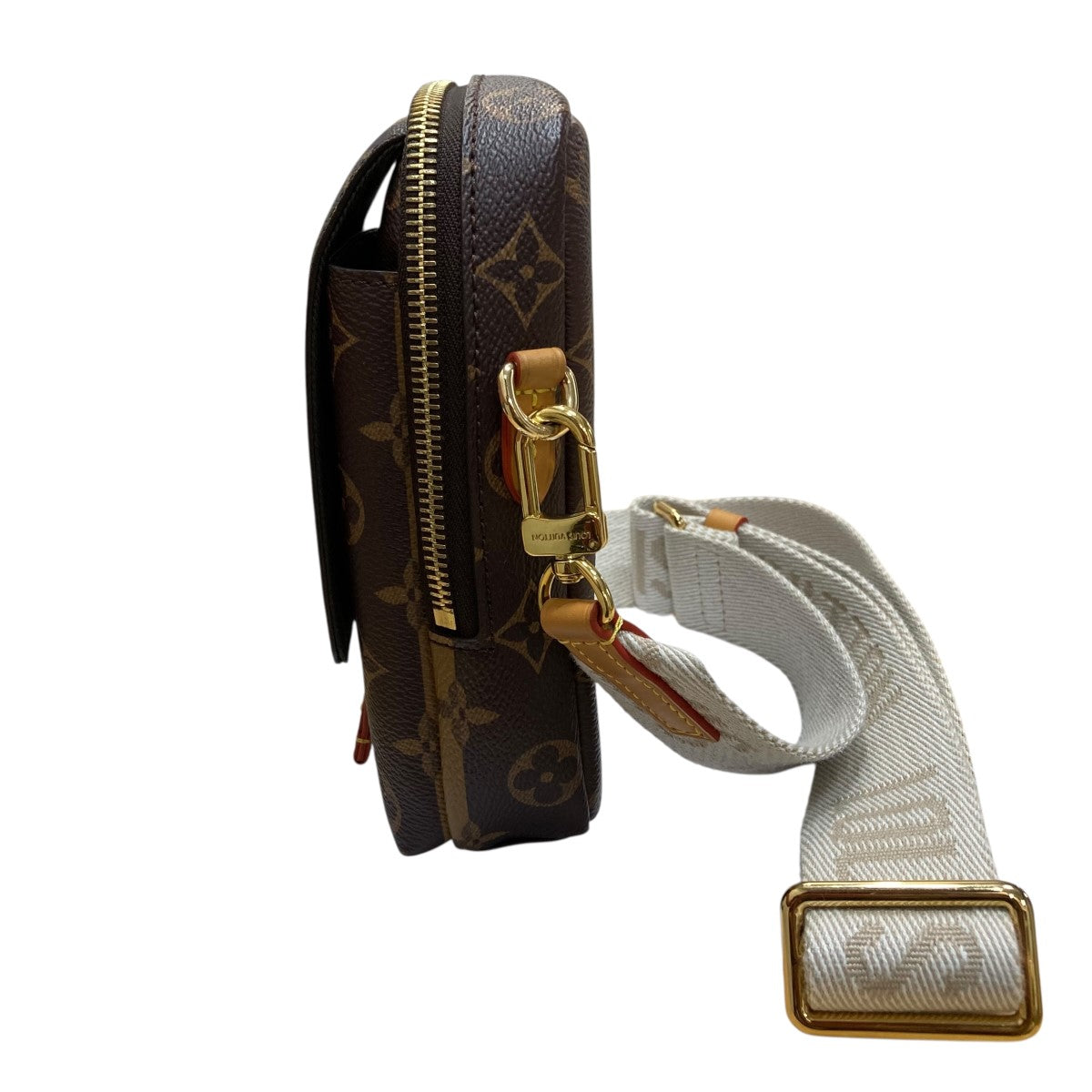 LOUIS VUITTON×NIGO モノグラムストライプダブルフォンポーチ M81005