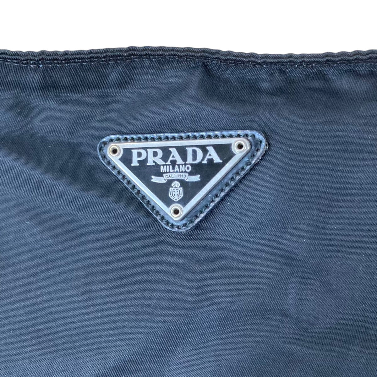 【PRADA プラダ】ナイロンネクタイ トライアングルロゴ プラダ PRADA ネクタイ ボロタイ ループタイ トライアングルロゴ