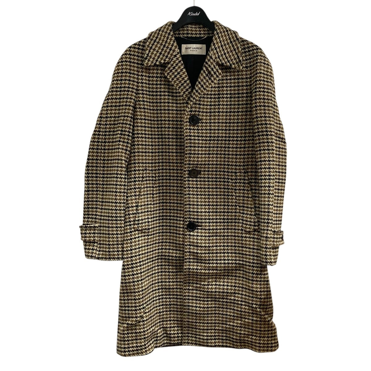 Saint Laurent Paris ツイードコート 古着・中古-1枚目のアイテム画像