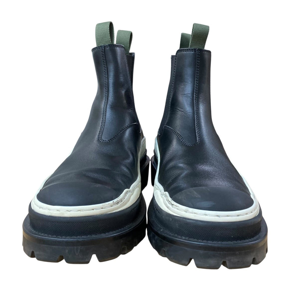 DIOR×sacai サイドゴアブーツ NV 10 21 ブラック サイズ 43
