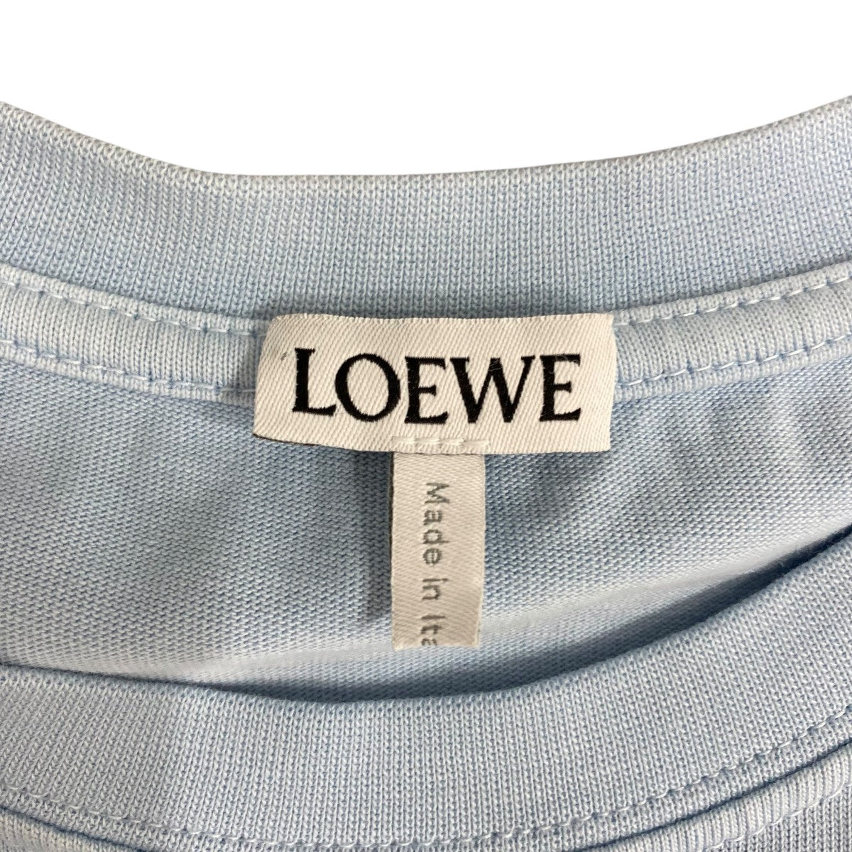 S★タイムセール★LOEWE★アナグラムロゴ半袖Tシャツ・ブルー shopbring_3025f180016