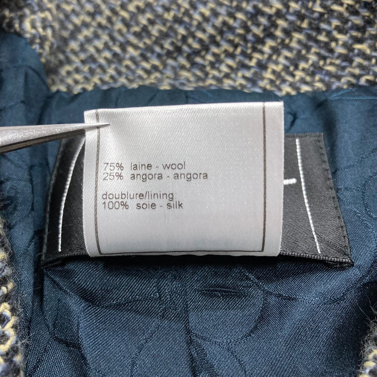 CHANEL(シャネル) ツイードジャケット P18627V10570 グレー サイズ 34