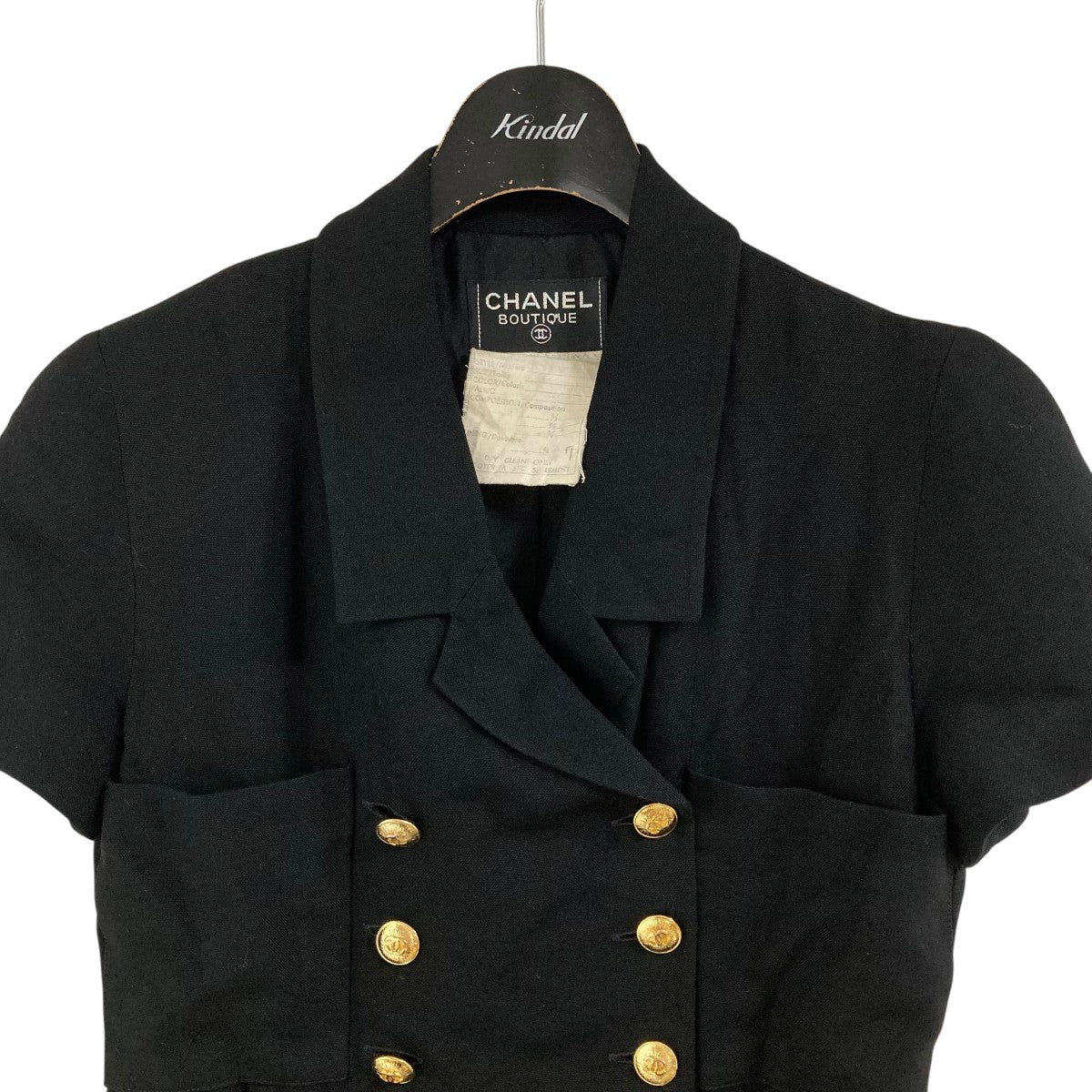 CHANEL(シャネル) ヴィンテージココマークボタンシャツワンピース