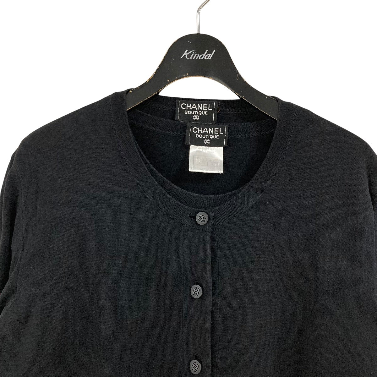 CHANEL(シャネル) ヘムボーダー アンサンブルカーディガン