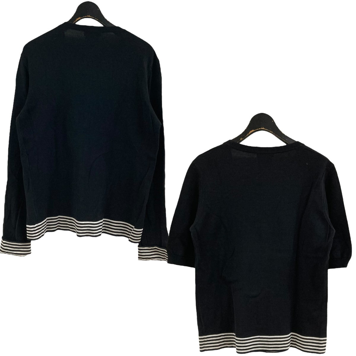 CHANEL(シャネル) ヘムボーダー アンサンブルカーディガン