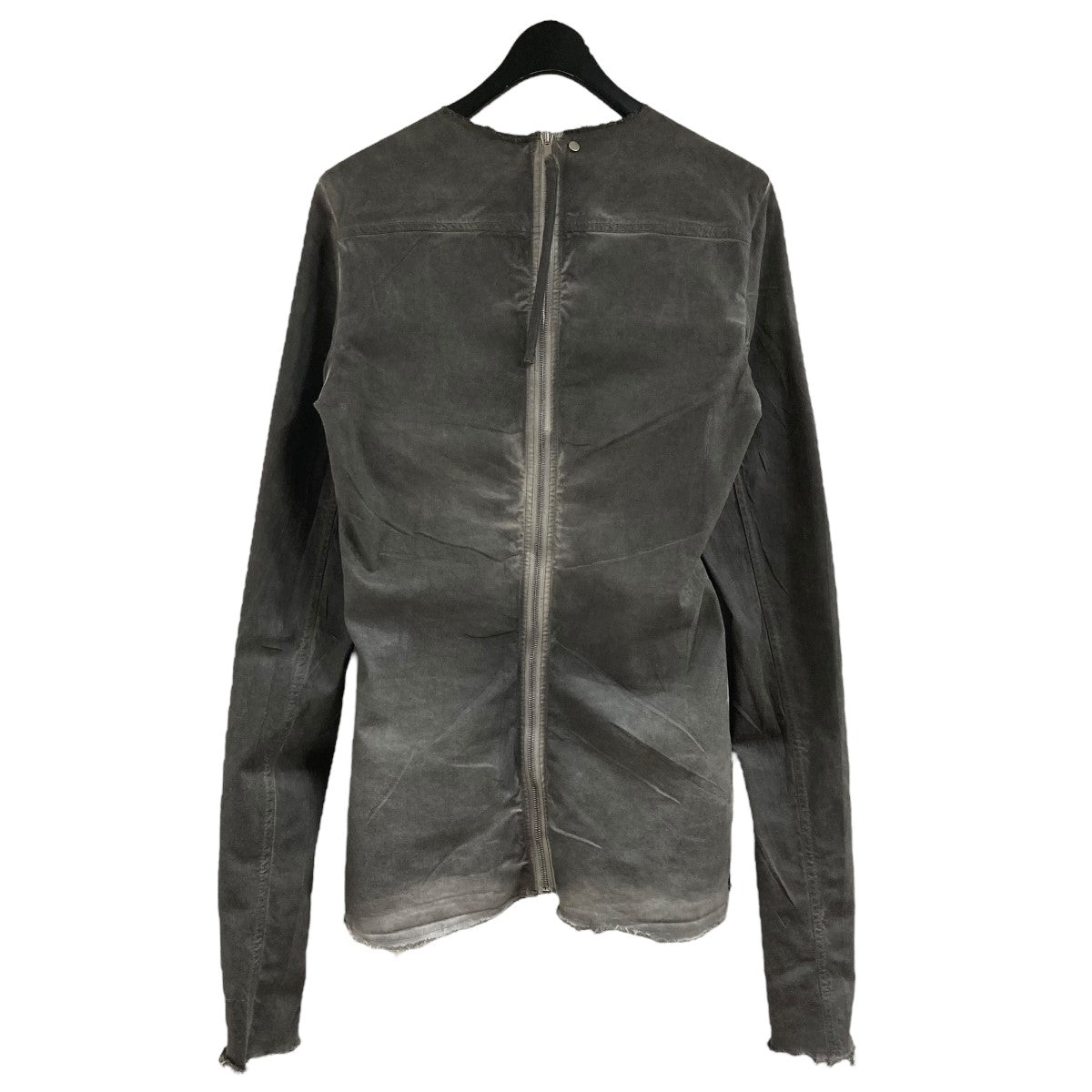 RICK OWENS(リックオウエンス) ジップアップデニムカットソー