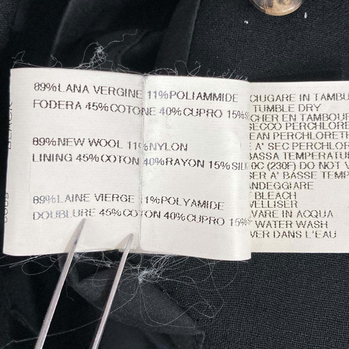 RICK OWENS(リックオウエンス) テーラードジャケット RU6753 ブラック