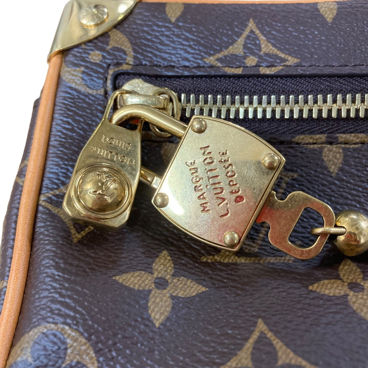 ルイヴィトン　トランク　中古品 LOUIS VUITTON(ルイヴィトン) ミニソフトトランク M14729 製造