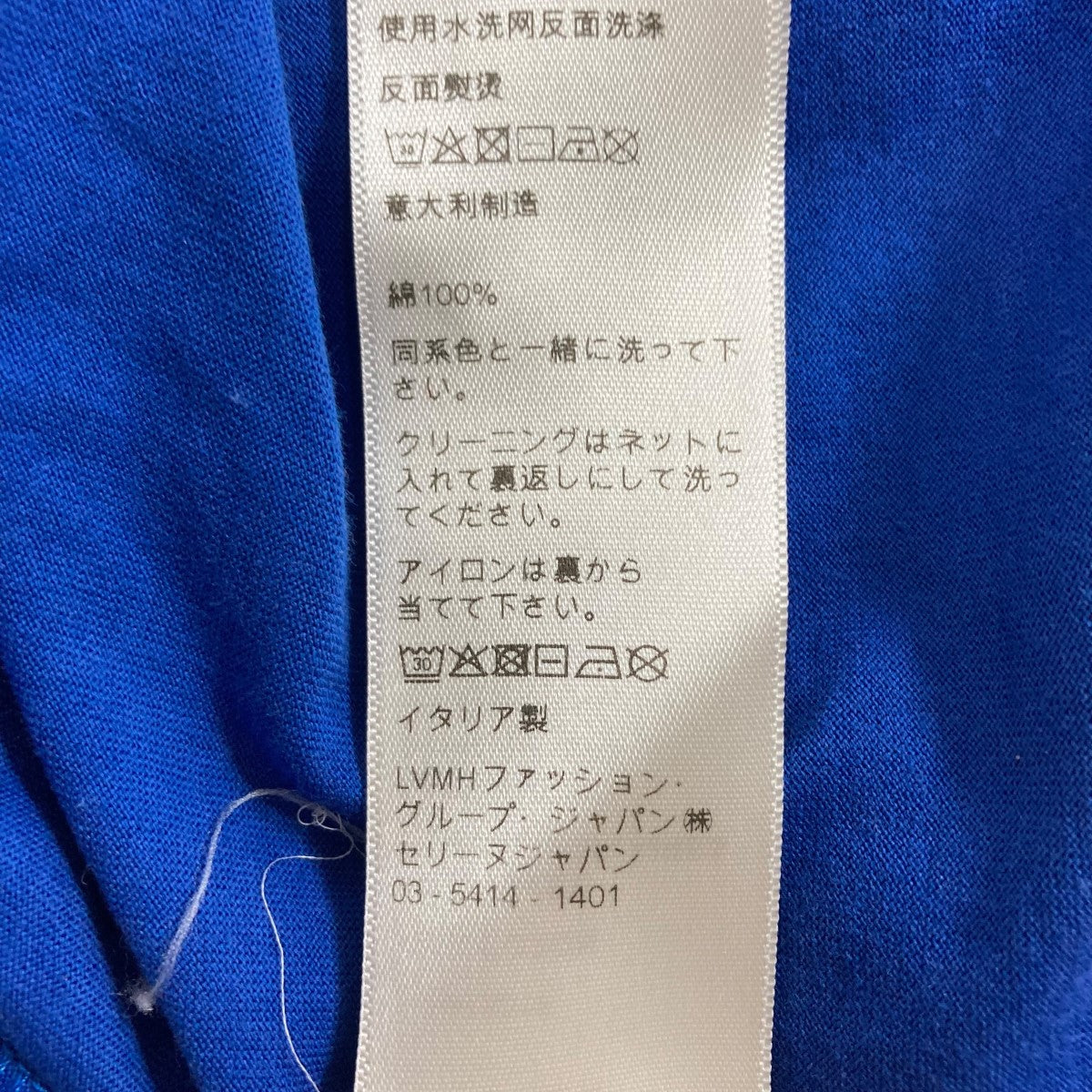 CELINE(セリーヌ) ロゴTシャツ 2X681501F ブルー サイズ XL｜【公式