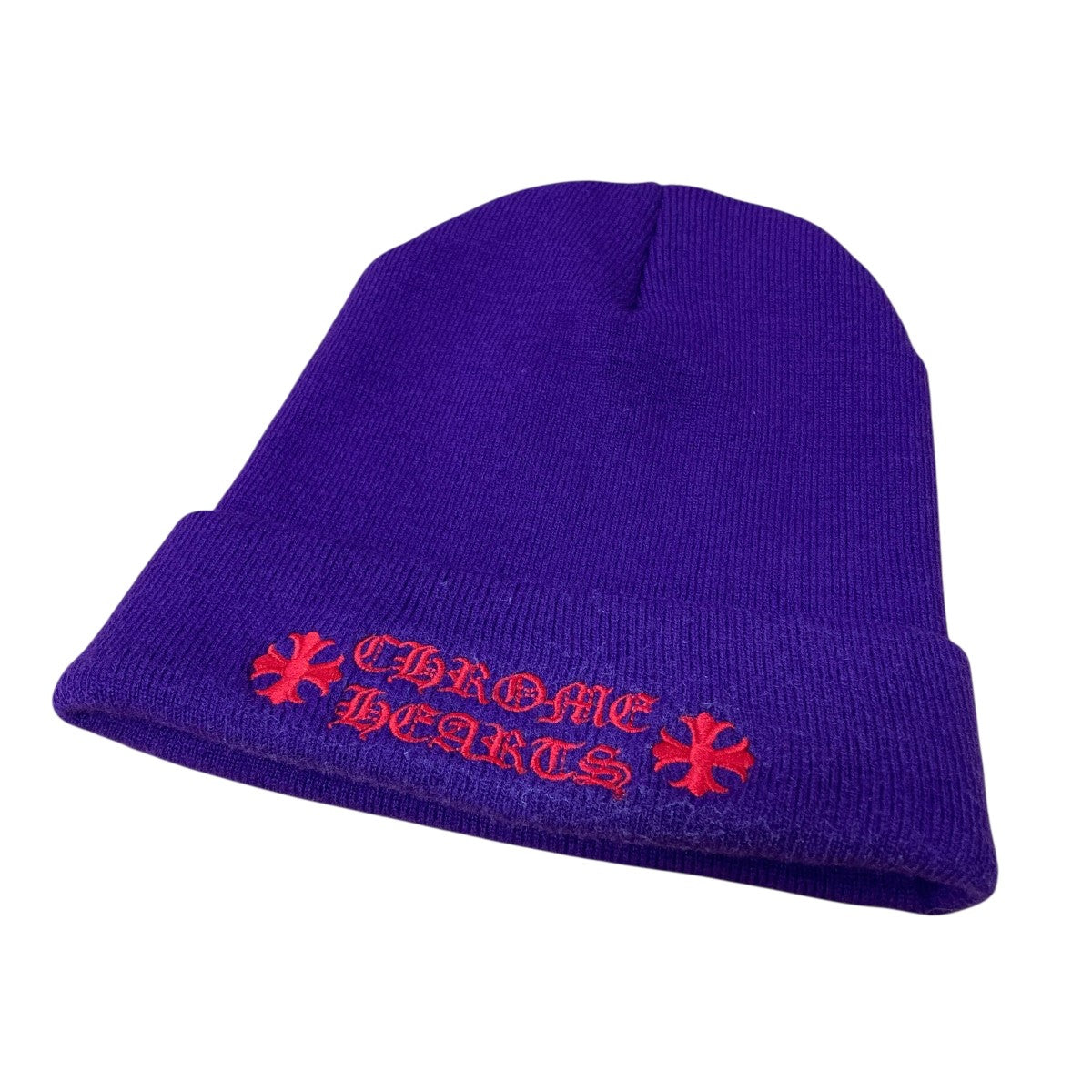 中古】<br>CHROME HEARTS <br>ウールワッチロゴビーニー