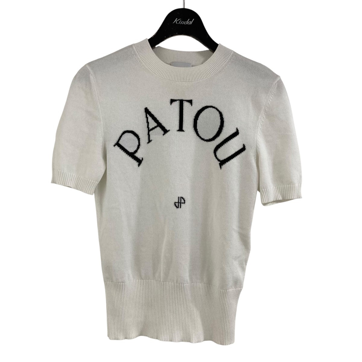 ⭐︎新品未使用⭐︎patou 半袖Tシャツ　S黒 PATOU - 【新品サイズS】PATOU（パトゥ)ロゴ入りTシャツ（黒