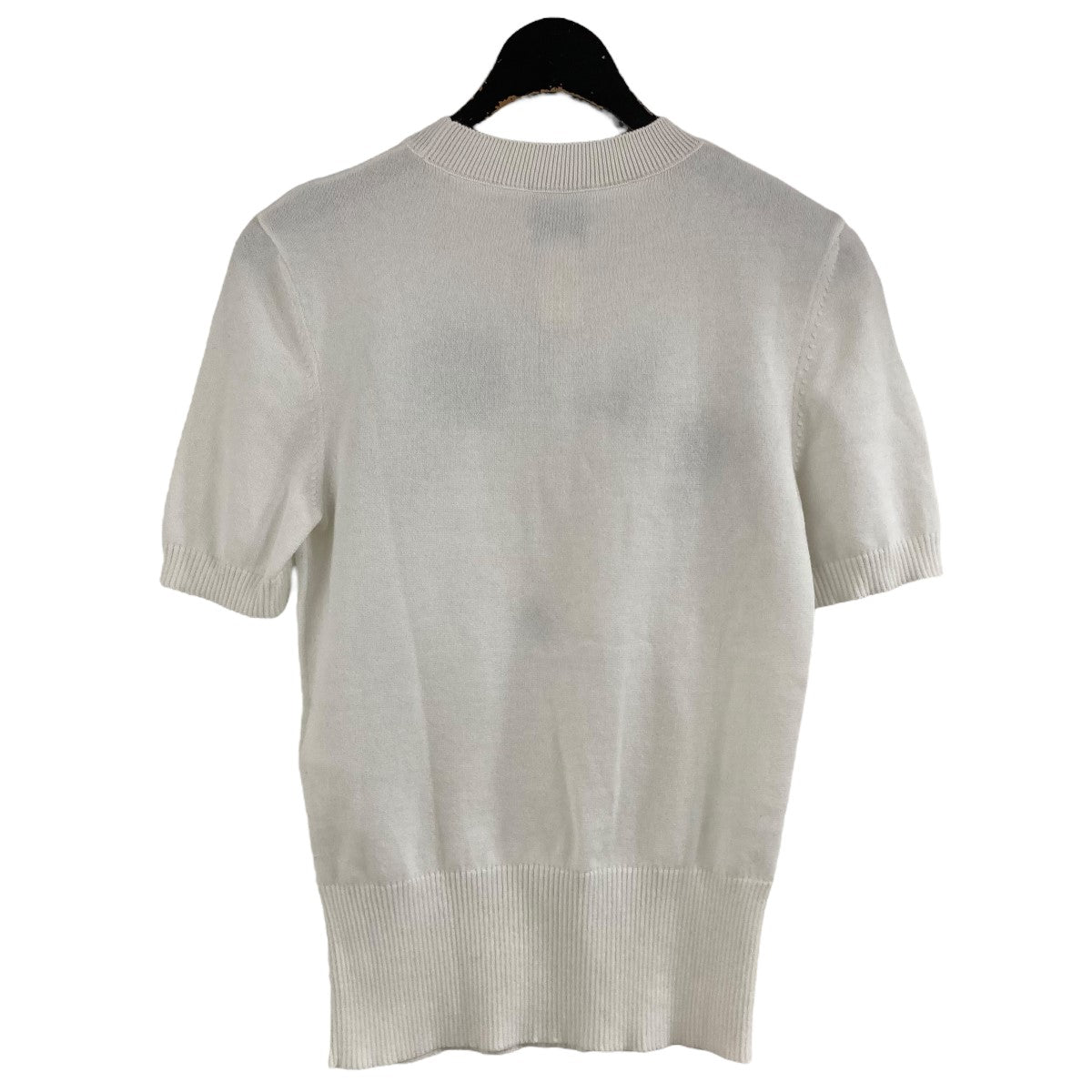 Patou(パトゥ) ロゴニットTシャツ 24A-KN068-8045 ホワイト