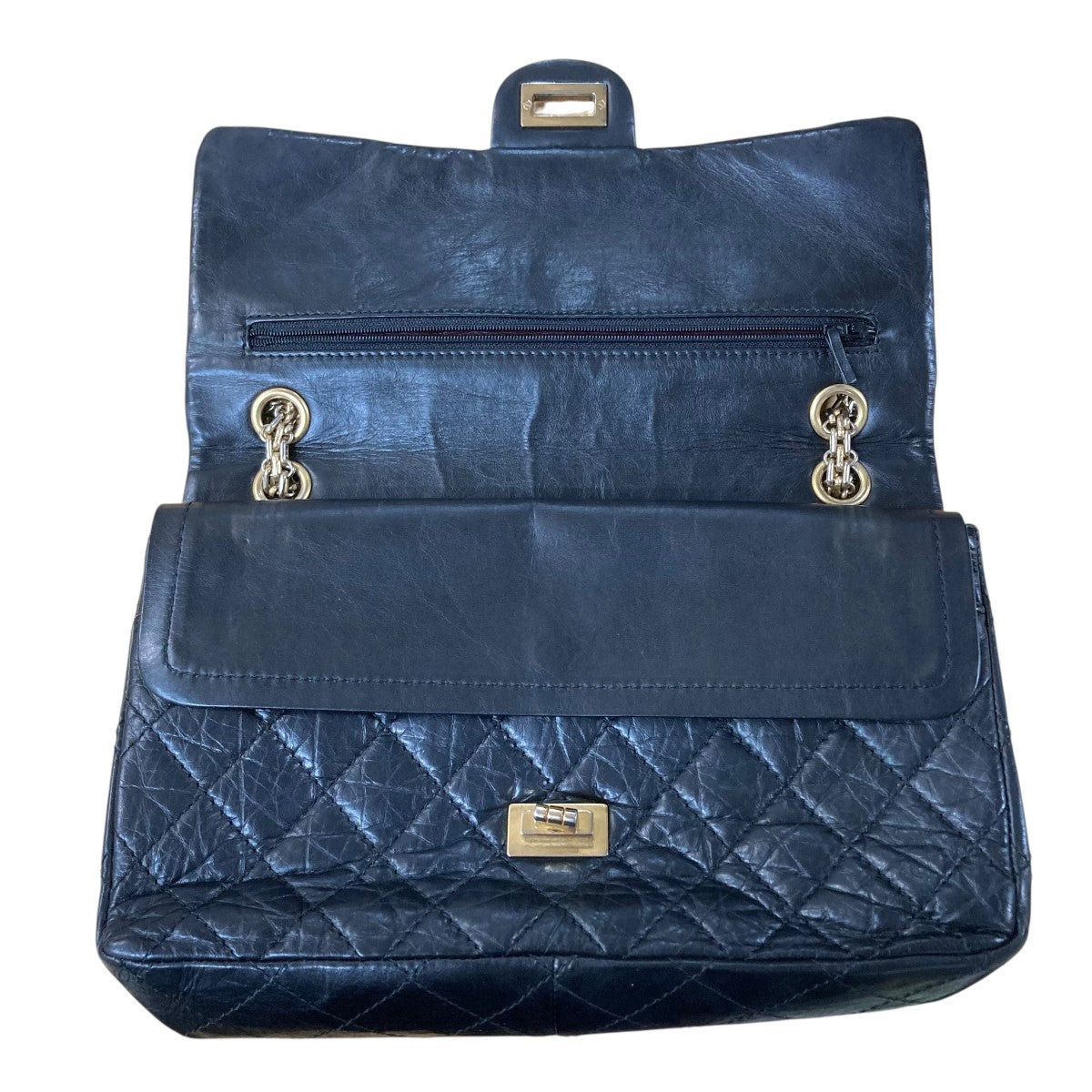 CHANEL(シャネル) 2．55 ラムスキン ダブルフラップ チェーン