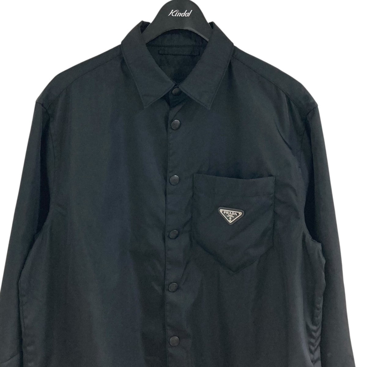 PRADA(プラダ) RE-NYLON トライアングルプレート シャツSC514
