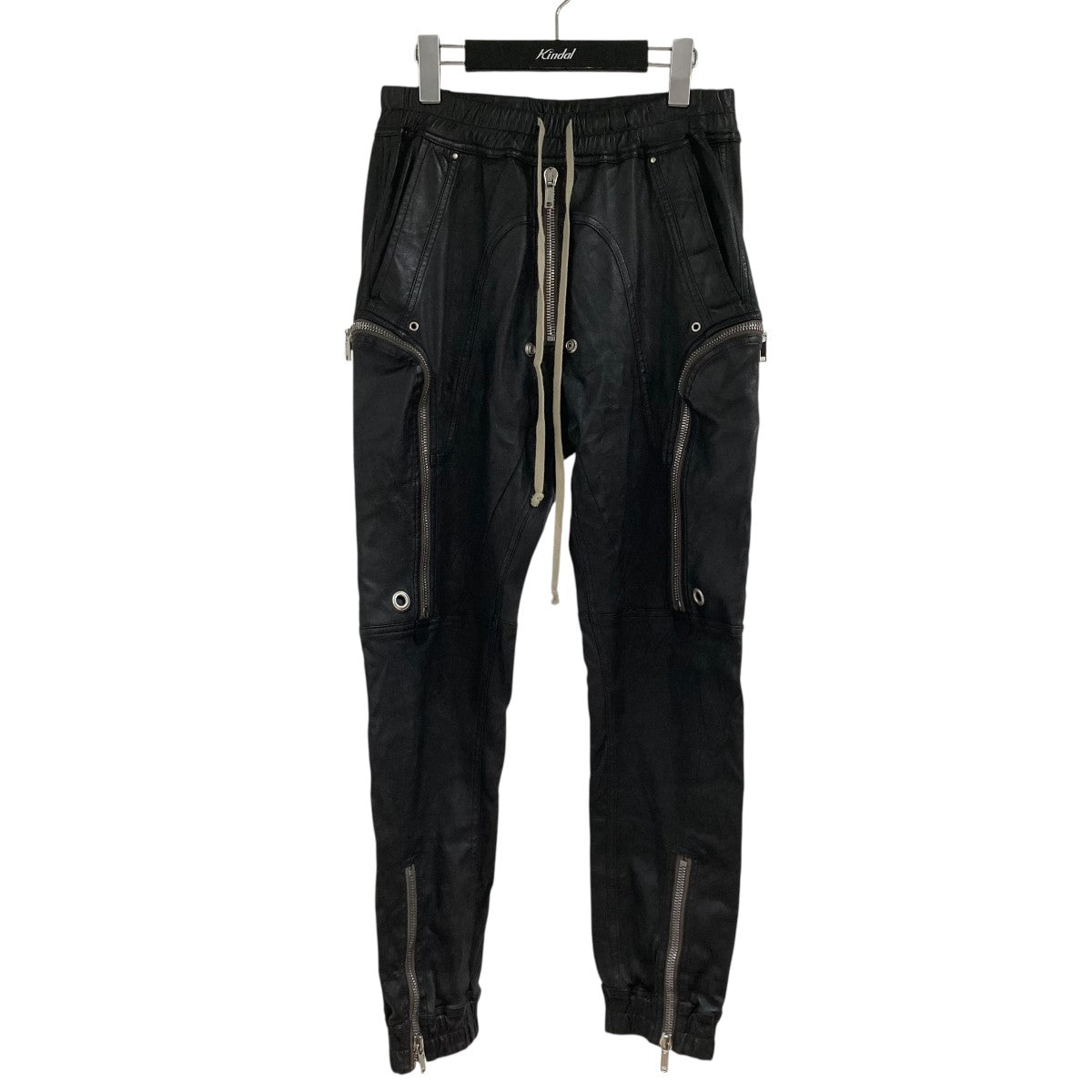 RICK OWENS(リックオウエンス) レザーバウハウスカーゴパンツ