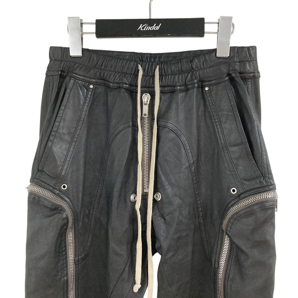 RICK OWENS(リックオウエンス) レザーバウハウスカーゴパンツ
