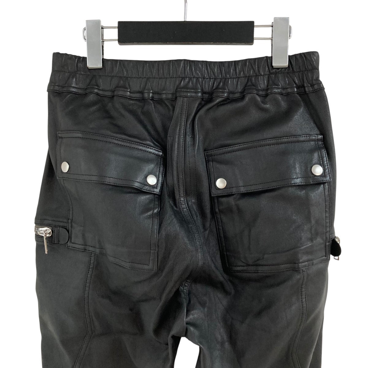 RICK OWENS(リックオウエンス) レザーバウハウスカーゴパンツ