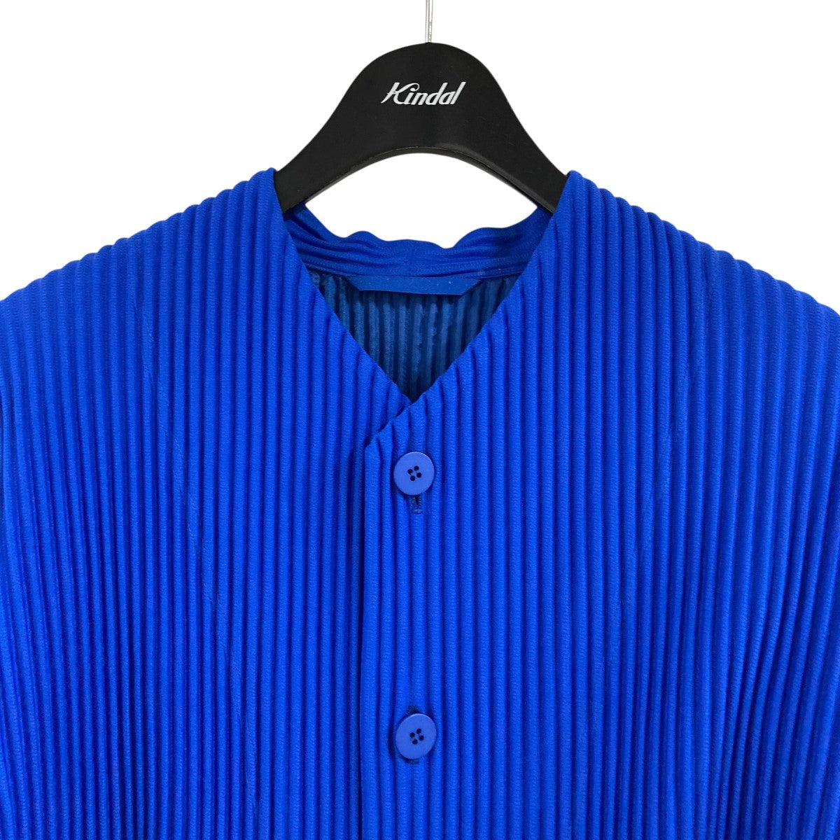 美品 HOMME PLISSE プリーツ ノーカラージャケット L 美品 HOMME PLISSE プリーツ ノーカラージャケット L HOMME