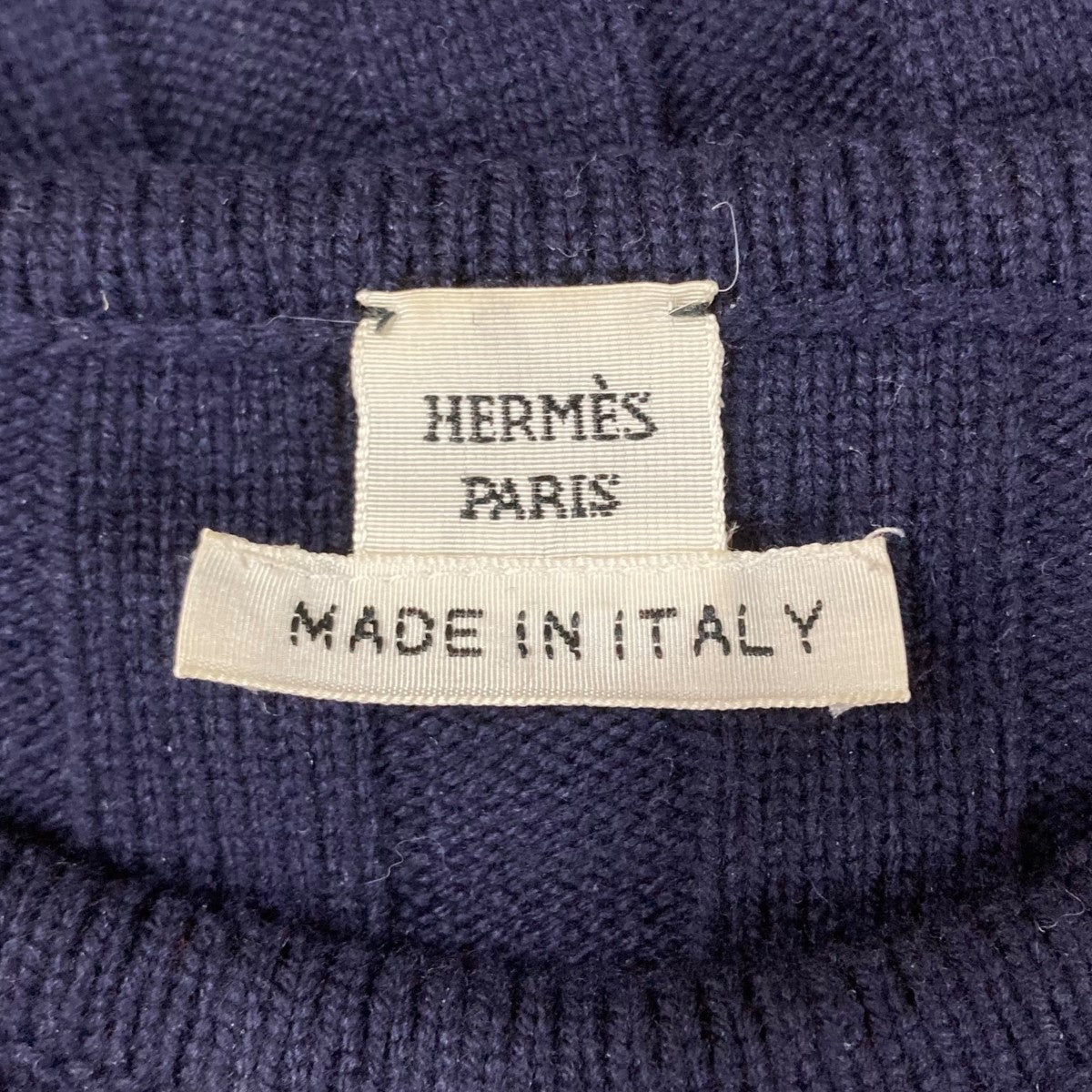HERMES(エルメス) ニットセーター ネイビー サイズ 34｜【公式