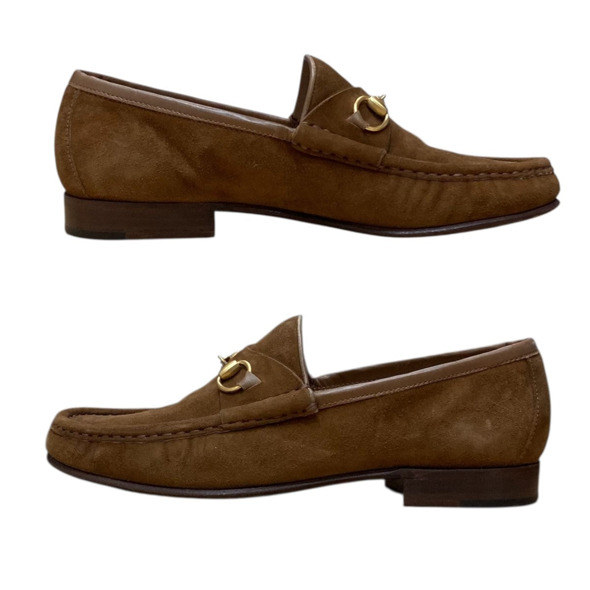 GUCCI(グッチ) スエードシューズ B 100 キャメル サイズ 6 1/2｜【公式