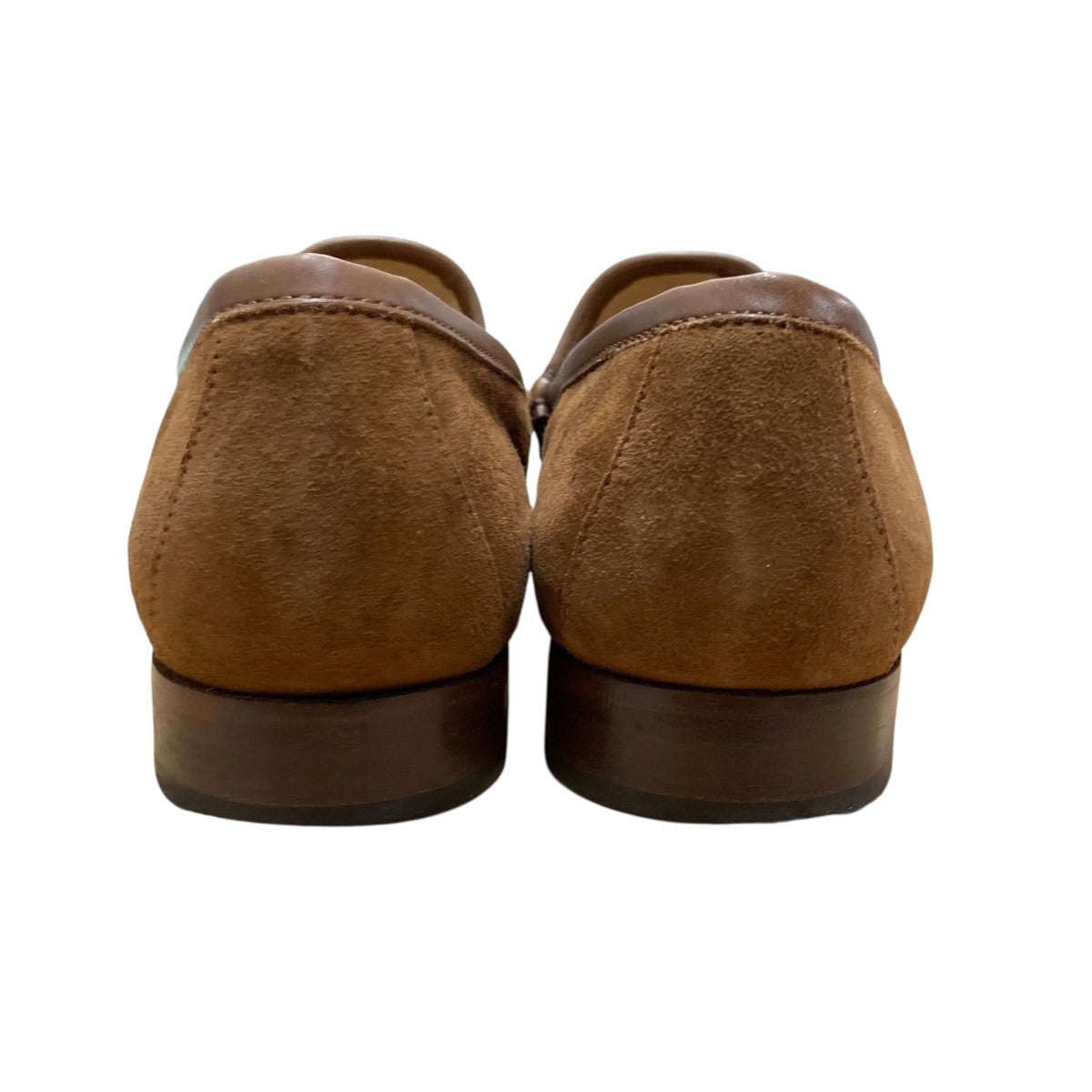 美品 GUCCI キャメル スエード ローファー サイズ6 1/2 レディース